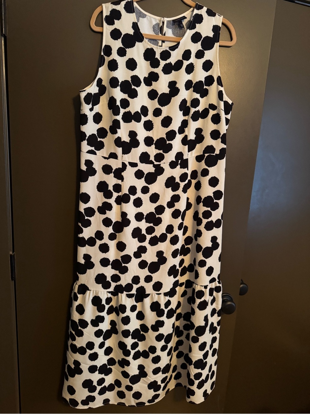 Who What Wear Midi Black and White Dress - Excellent Condition